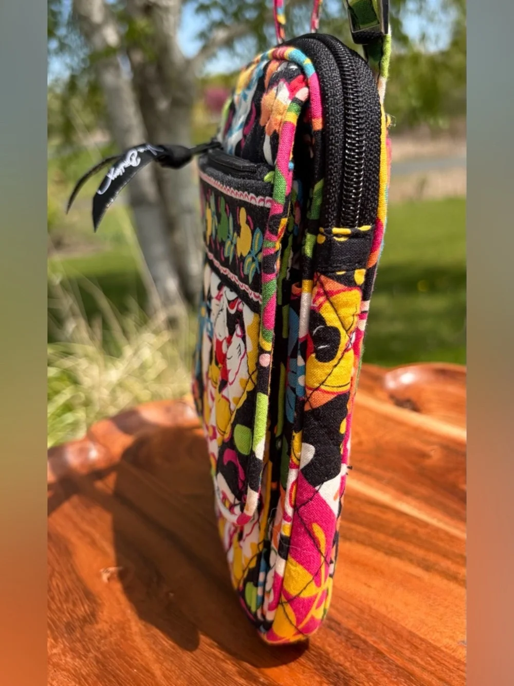 Disney Parks Vera Bradley Mini Hipster Crossbody “Midnight with Mickey” Like New
